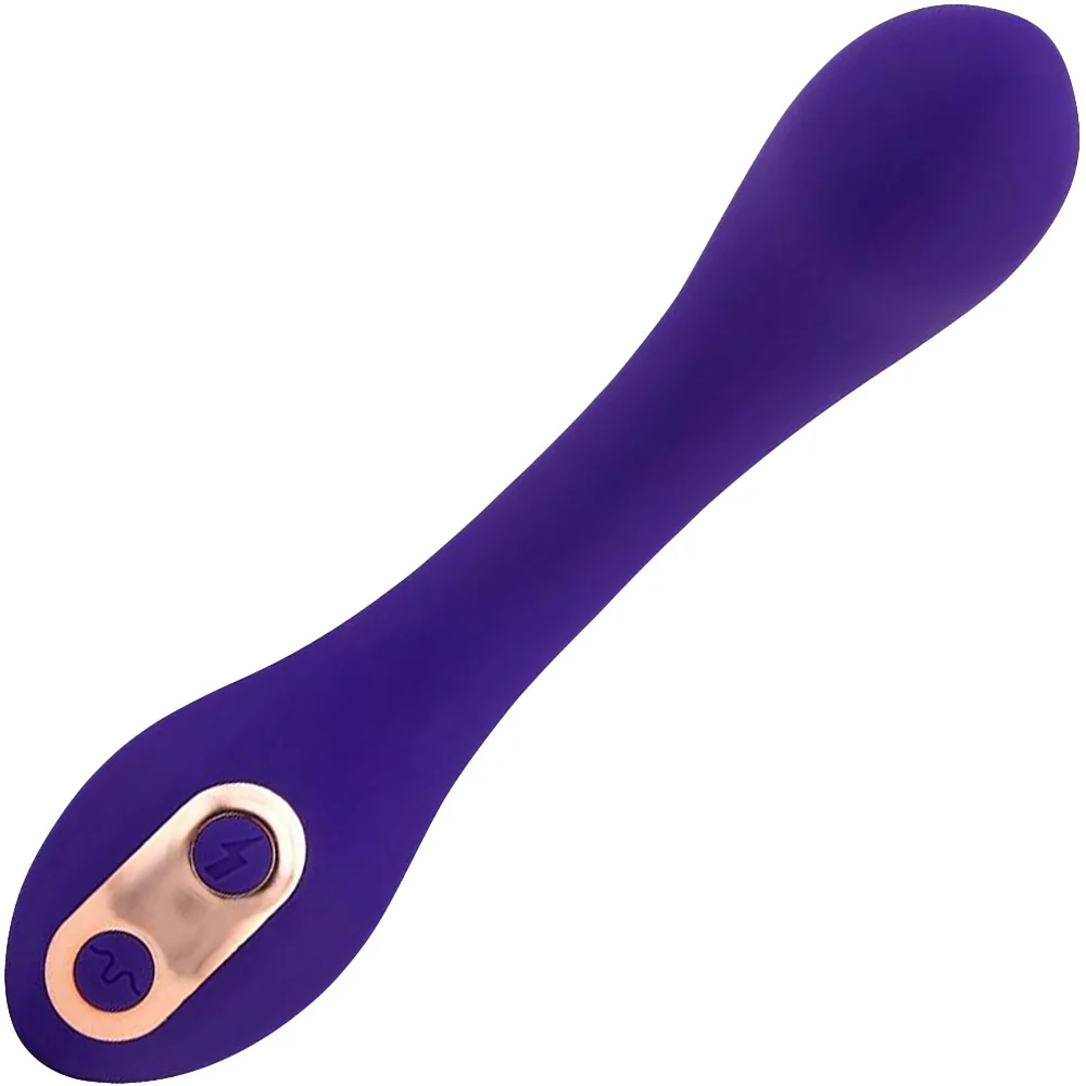 Libi XLR8 Silicone Flexible Rechargeable Waterproof G-Spot Vibrator By Nu Sensuelle - Deep Purple - Image 3