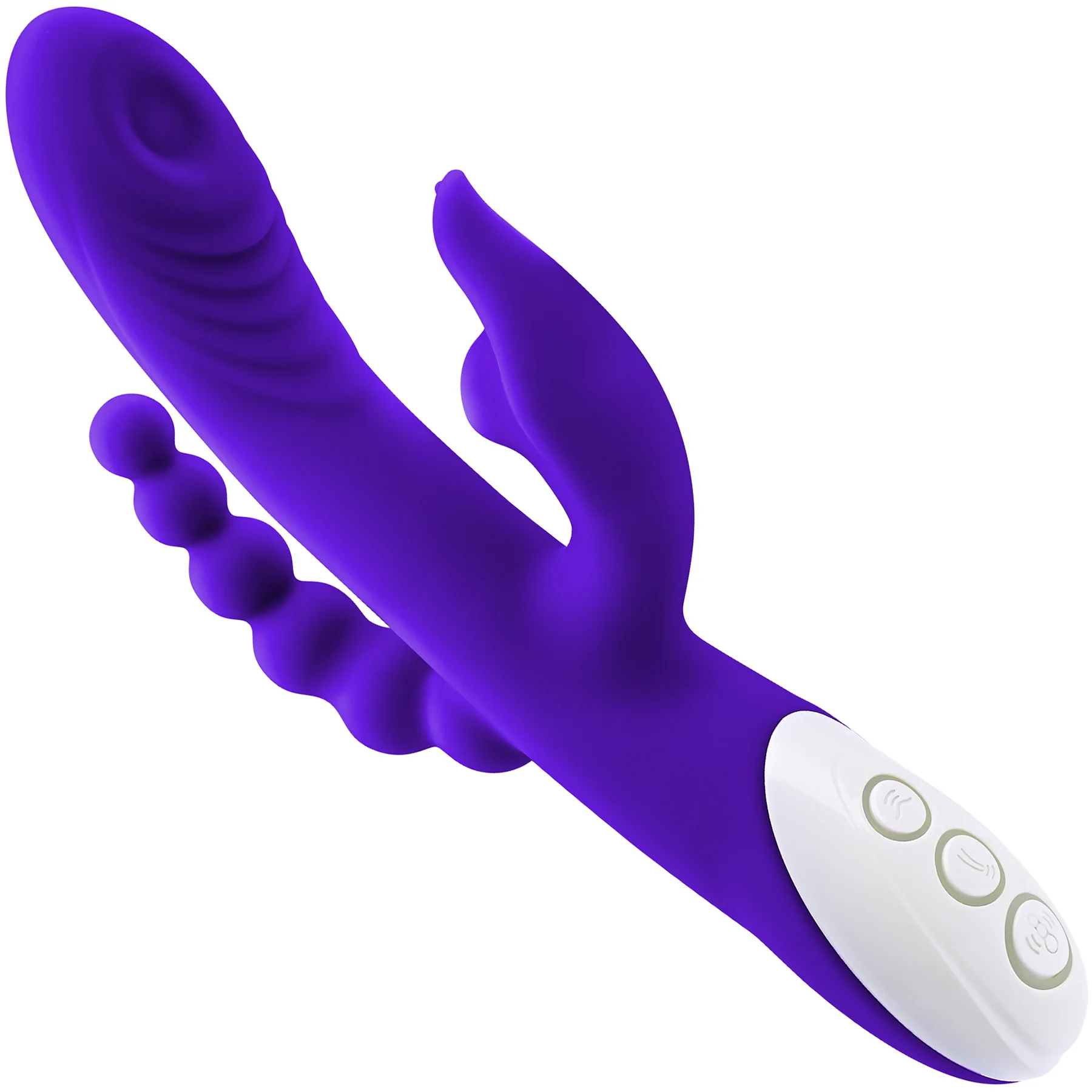 Lick Me Triple Stimulation Rechargeable Silicone Vibrator By Evolved Novelties - Image 7