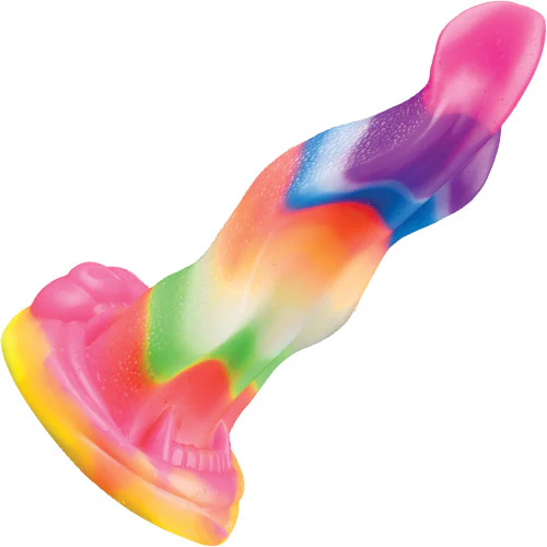 Lick Of The Lair 7" Glow In The Dark Silicone Suction Cup Dildo By Alien Nation - Image 3