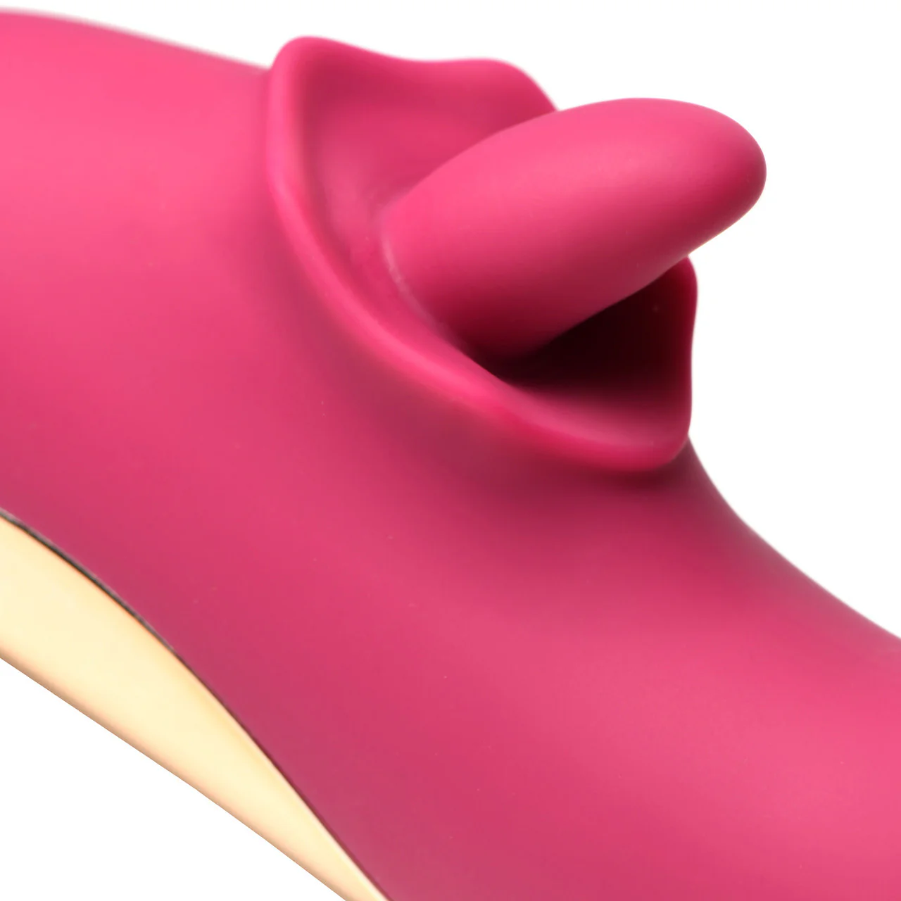 Lickgasm Tease & Please Rechargeable Silicone Thrusting & Licking Dual Stimulation Vibrator - Pink - Image 5