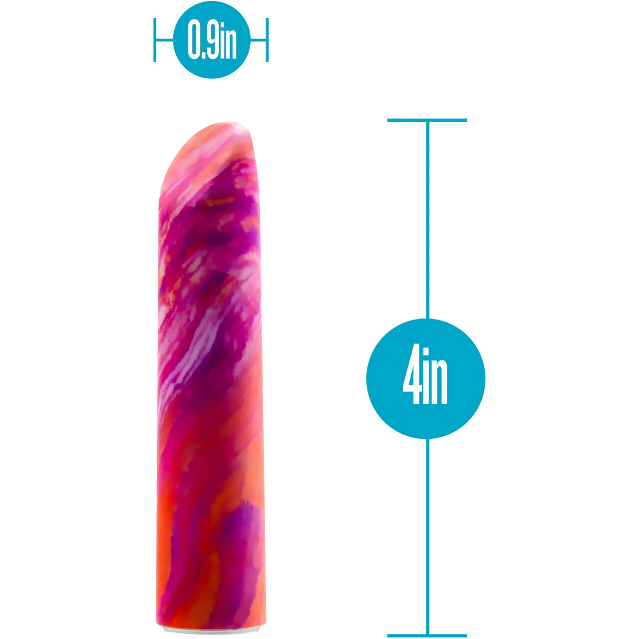 Limited Addiction Fiery Rechargeable Waterproof Power Vibe By Blush - Coral - Image 4