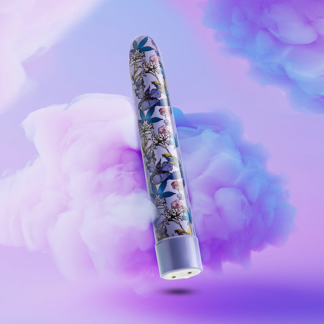 Limited Addiction Floradelic Rechargeable Waterproof Slimline Vibrator By Blush - Purple - Image 10
