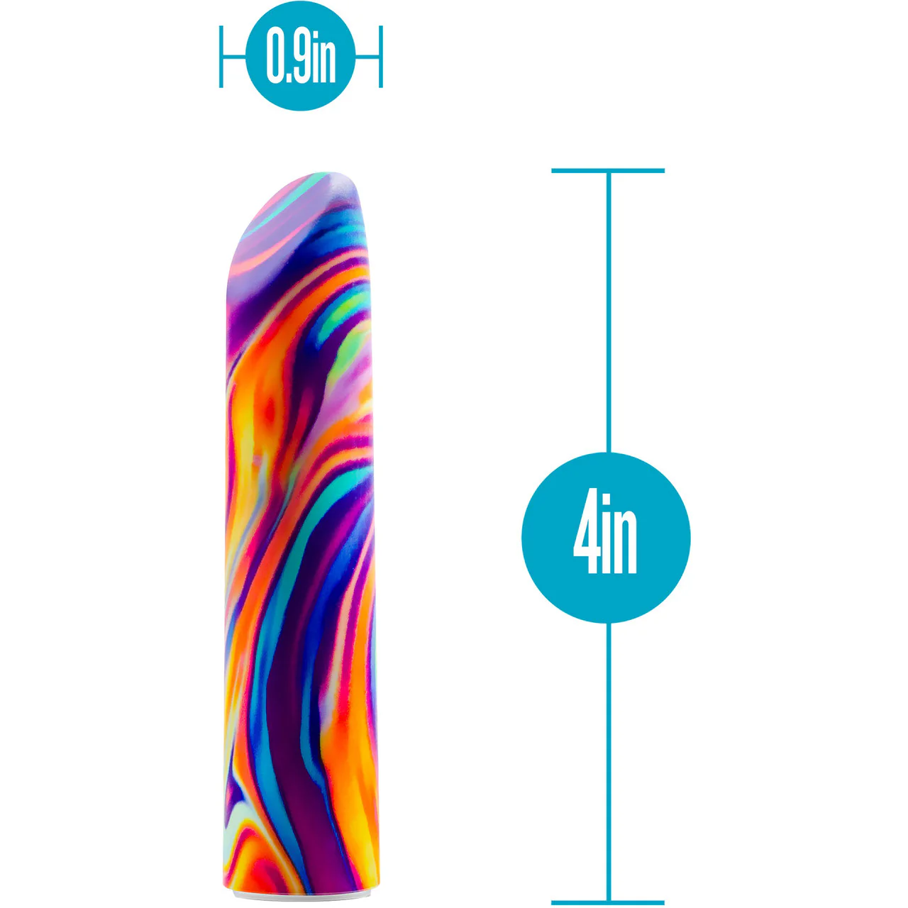 Limited Addiction Psyche Rechargeable Waterproof Power Vibe By Blush - Rainbow - Image 4