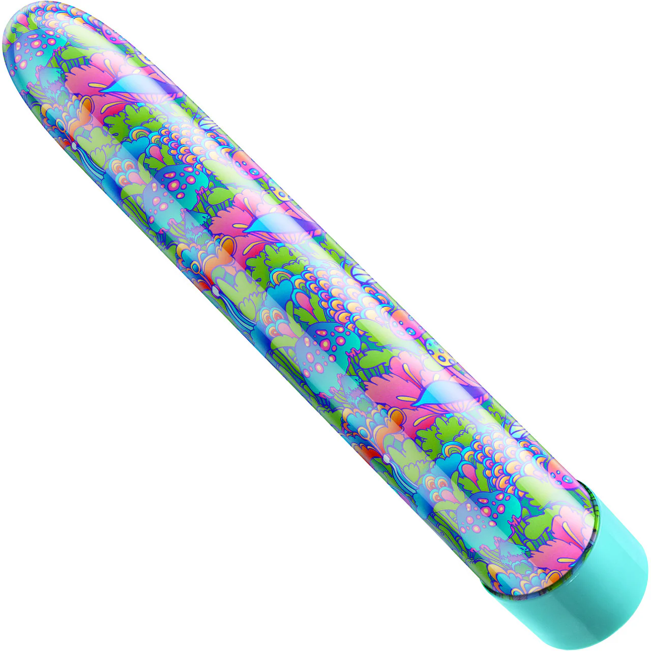 Limited Addiction Utopia Rechargeable Waterproof Slimline Vibrator By Blush - Aqua - Image 2