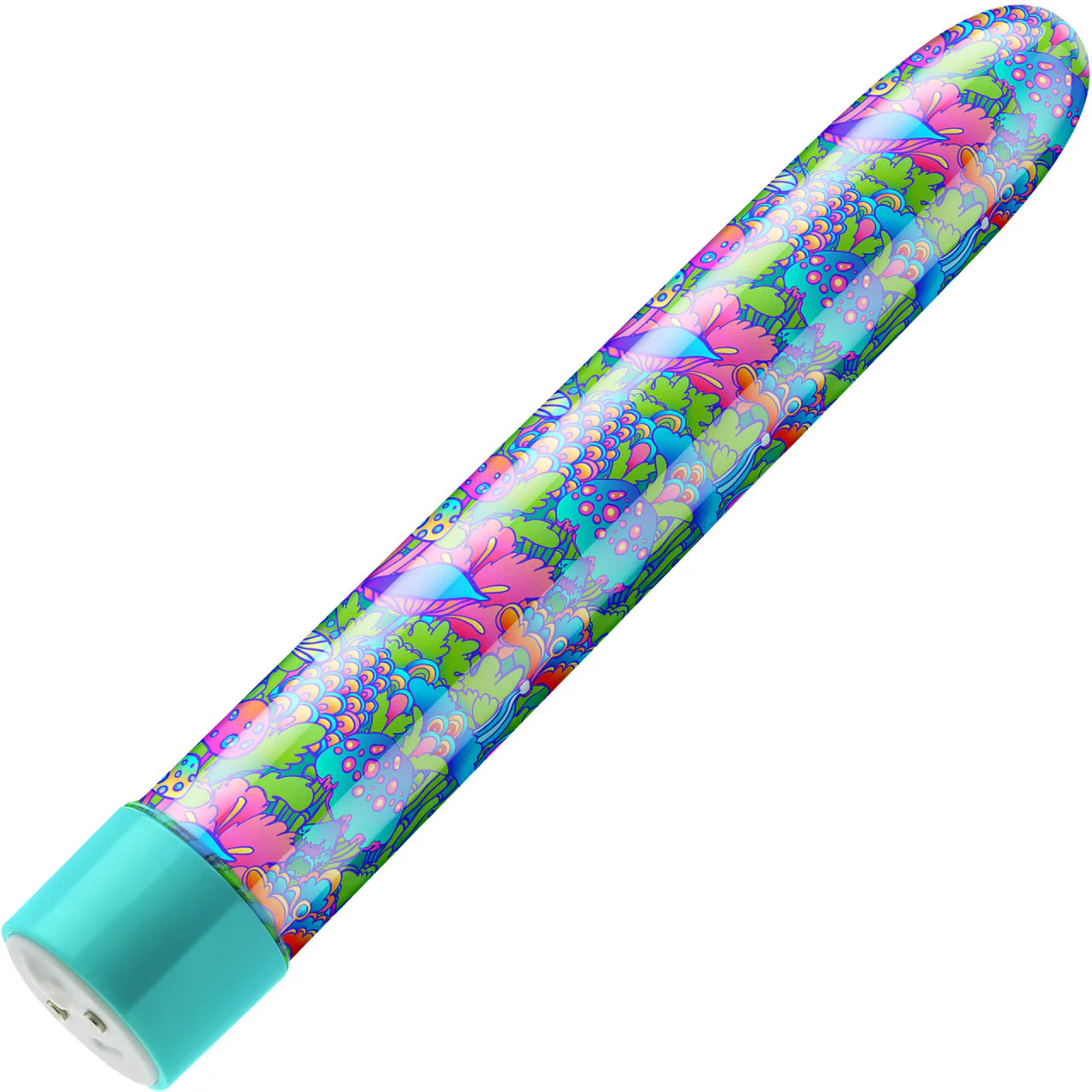 Limited Addiction Utopia Rechargeable Waterproof Slimline Vibrator By Blush - Aqua - Image 3
