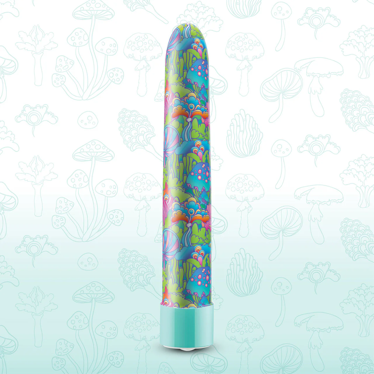 Limited Addiction Utopia Rechargeable Waterproof Slimline Vibrator By Blush - Aqua - Image 5