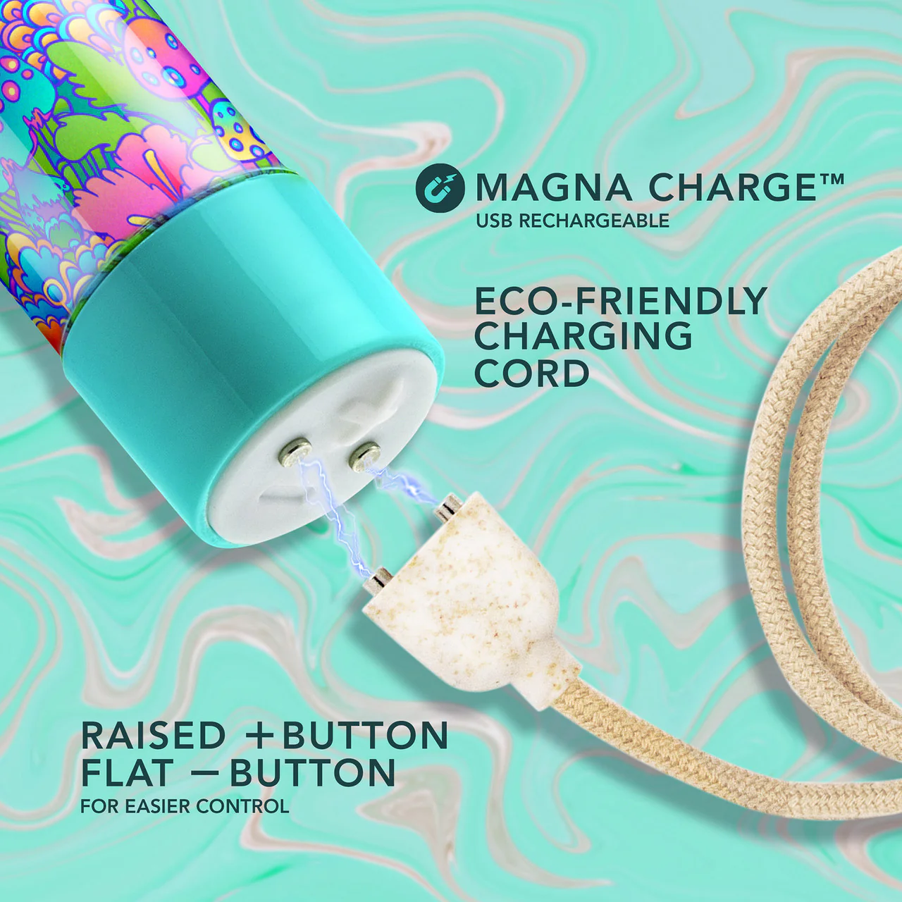 Limited Addiction Utopia Rechargeable Waterproof Slimline Vibrator By Blush - Aqua - Image 9