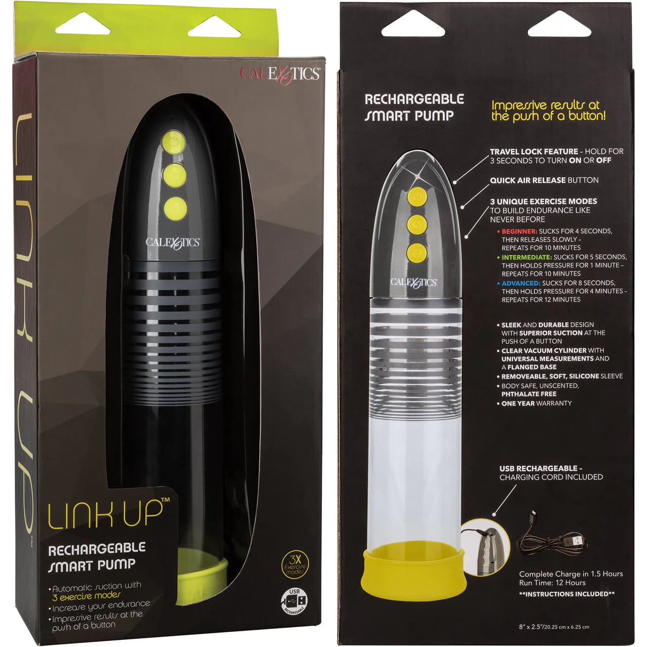 Link Up Rechargeable Smart Penis Pump By CalExotics - Image 12