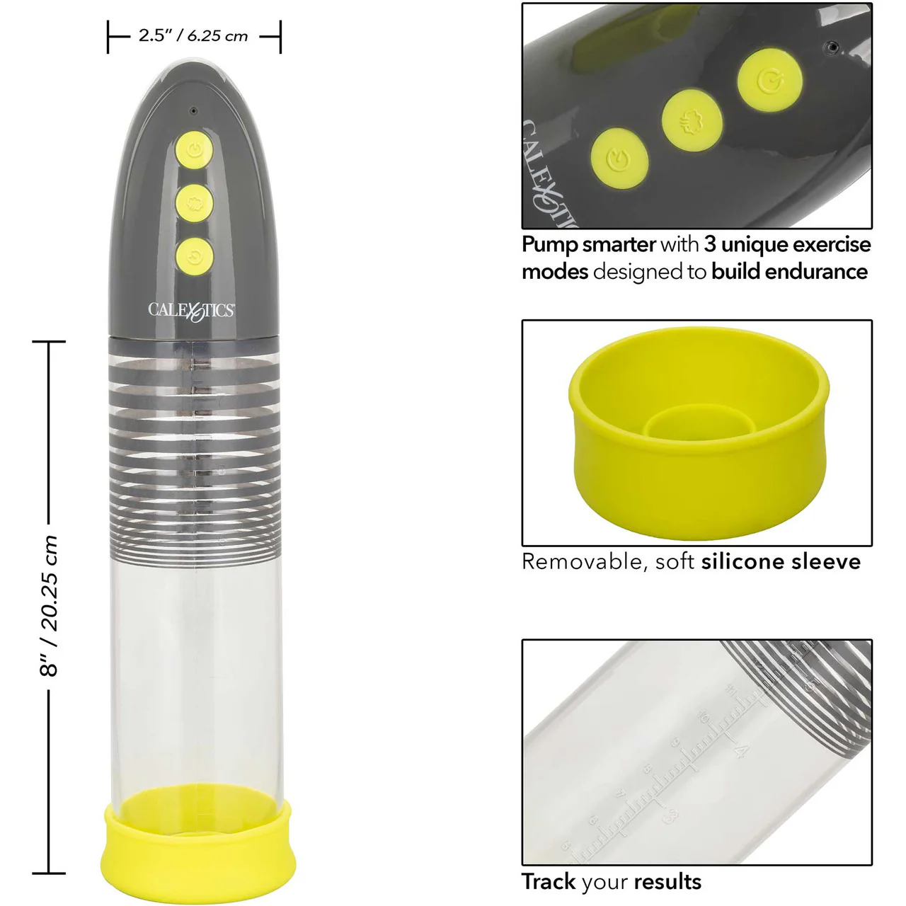 Link Up Rechargeable Smart Penis Pump By CalExotics - Image 8
