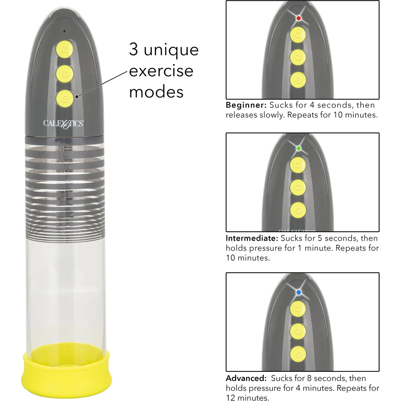 Link Up Rechargeable Smart Penis Pump By CalExotics - Image 9
