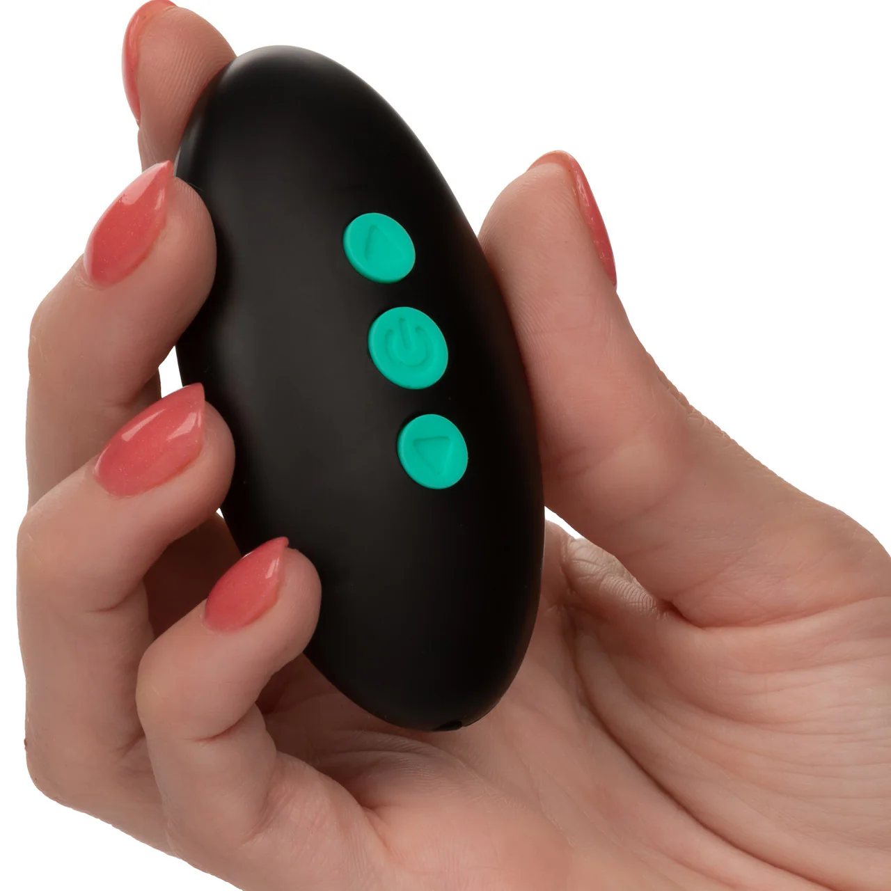 Link Up Remote Alpha Silicone Rechargeable Vibrating Dual Ring Cock Ring With Remote By CalExotics - Image 4