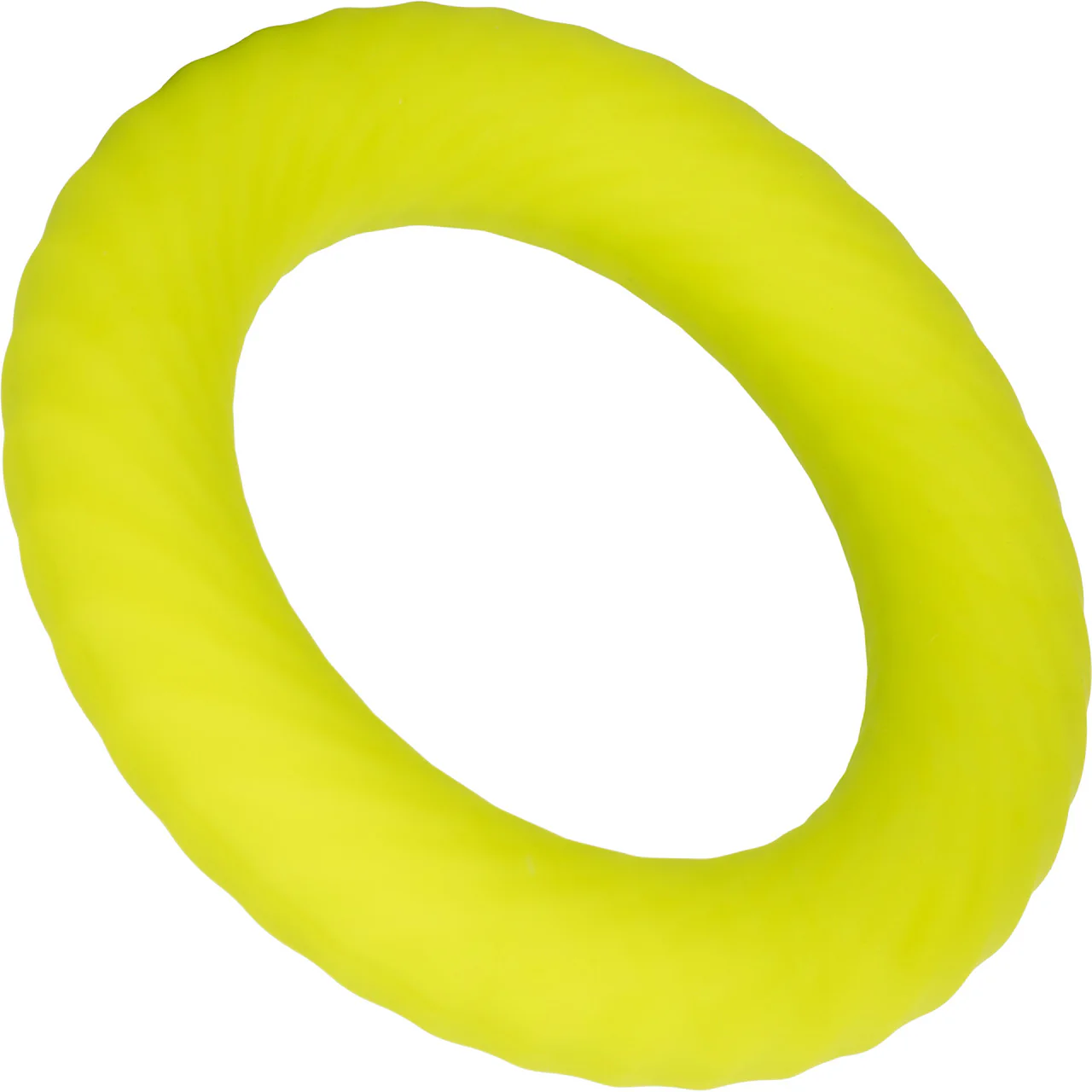 Link Up Ultra-Soft Edge Silicone Cock Ring By CalExotics - Yellow - Image 2