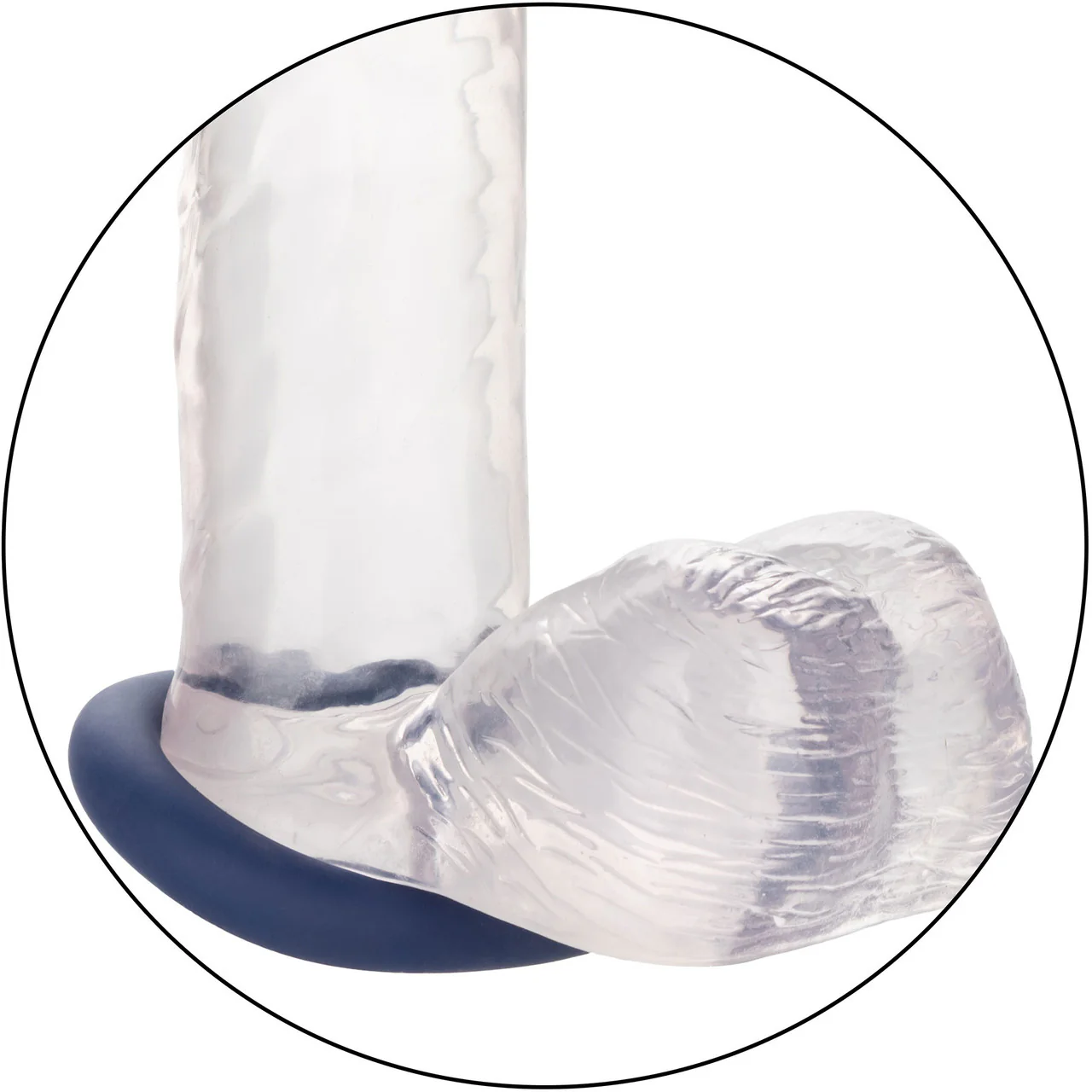 Link Up Ultra Soft Elite Silicone Cock Rings Set (Set of 3) By CalExotics - Blue - Image 7
