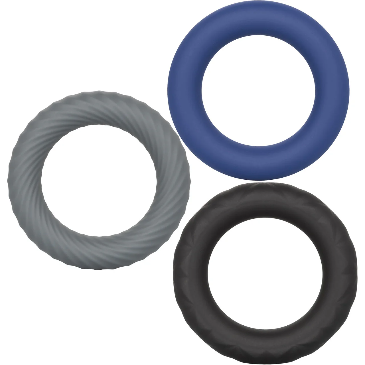 Link Up Ultra-Soft Extreme Silicone 3 Cock Ring Set By CalExotics - Image 2