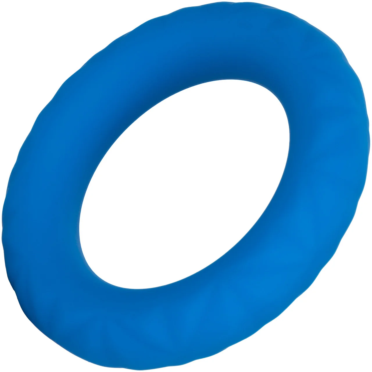 Link Up Ultra-Soft Max Silicone Cock Ring By CalExotics - Blue - Image 2