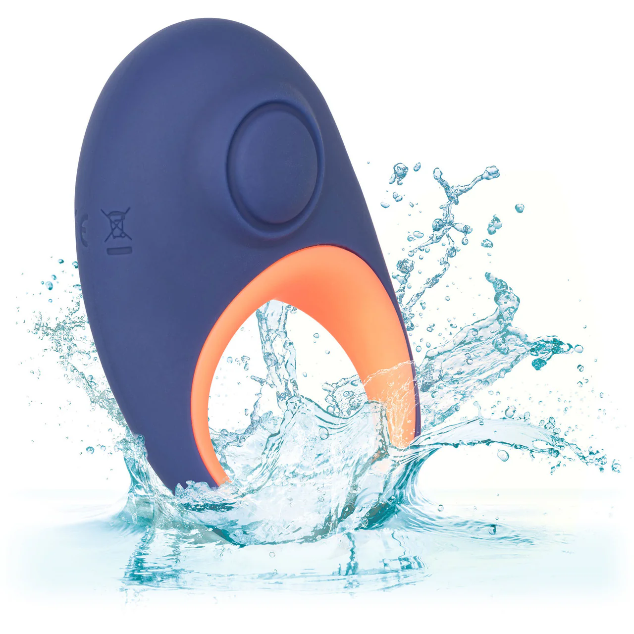 Link Up Verge Silicone Rechargeable Vibrating Cock Ring By CalExotics - Image 6