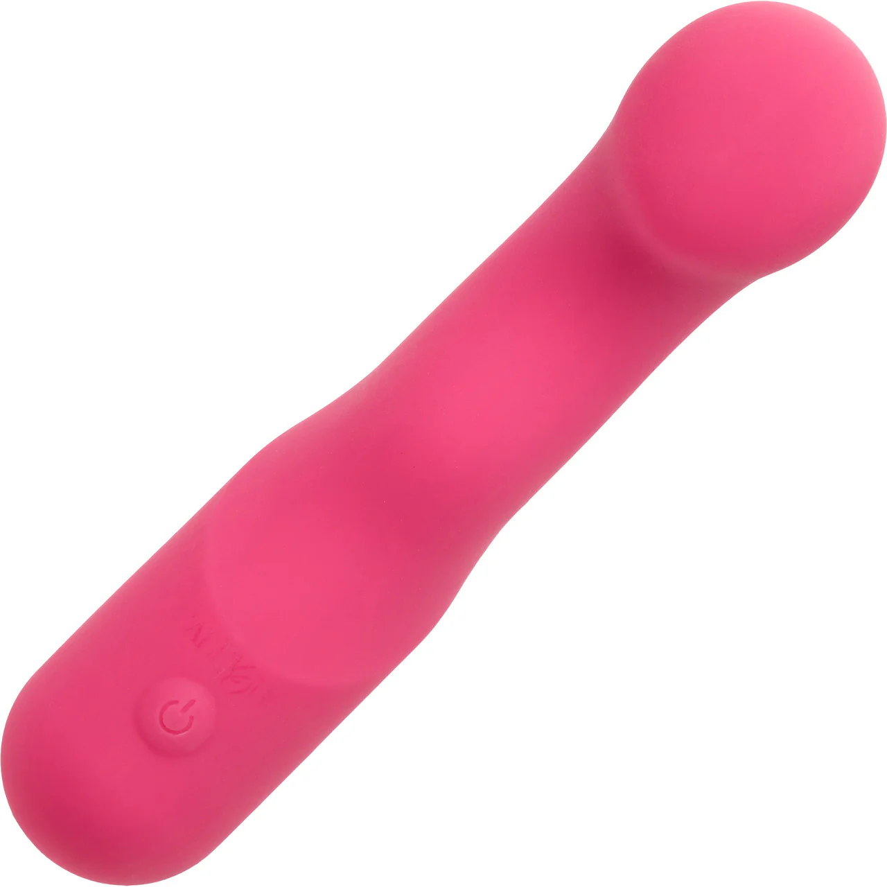 Liquid Silicone Pixies Curvy Rechargeable Waterproof Vibrator By CalExotics - Pink - Image 4