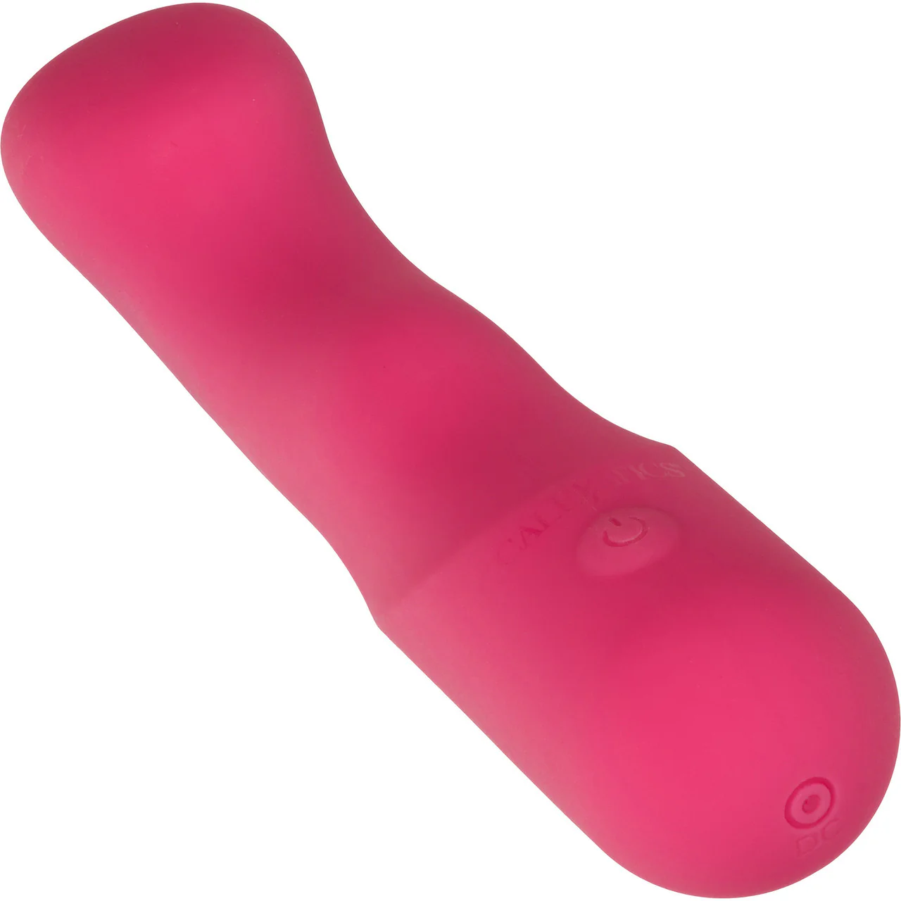 Liquid Silicone Pixies Curvy Rechargeable Waterproof Vibrator By CalExotics - Pink - Image 5