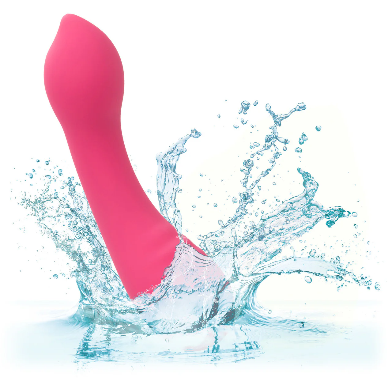 Liquid Silicone Pixies Teaser Rechargeable Waterproof Vibrator By CalExotics - Pink - Image 7