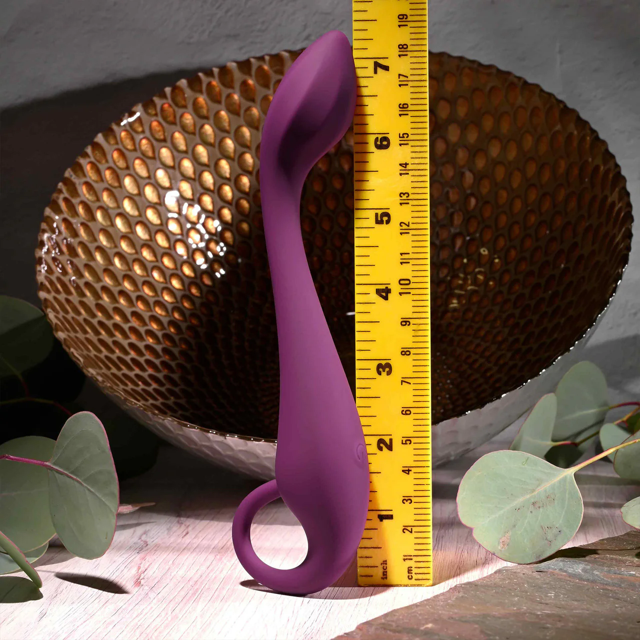 Lochness G Rechargeable Waterproof Silicone G-Spot Vibrator By Evolved Novelties - Purple - Image 12