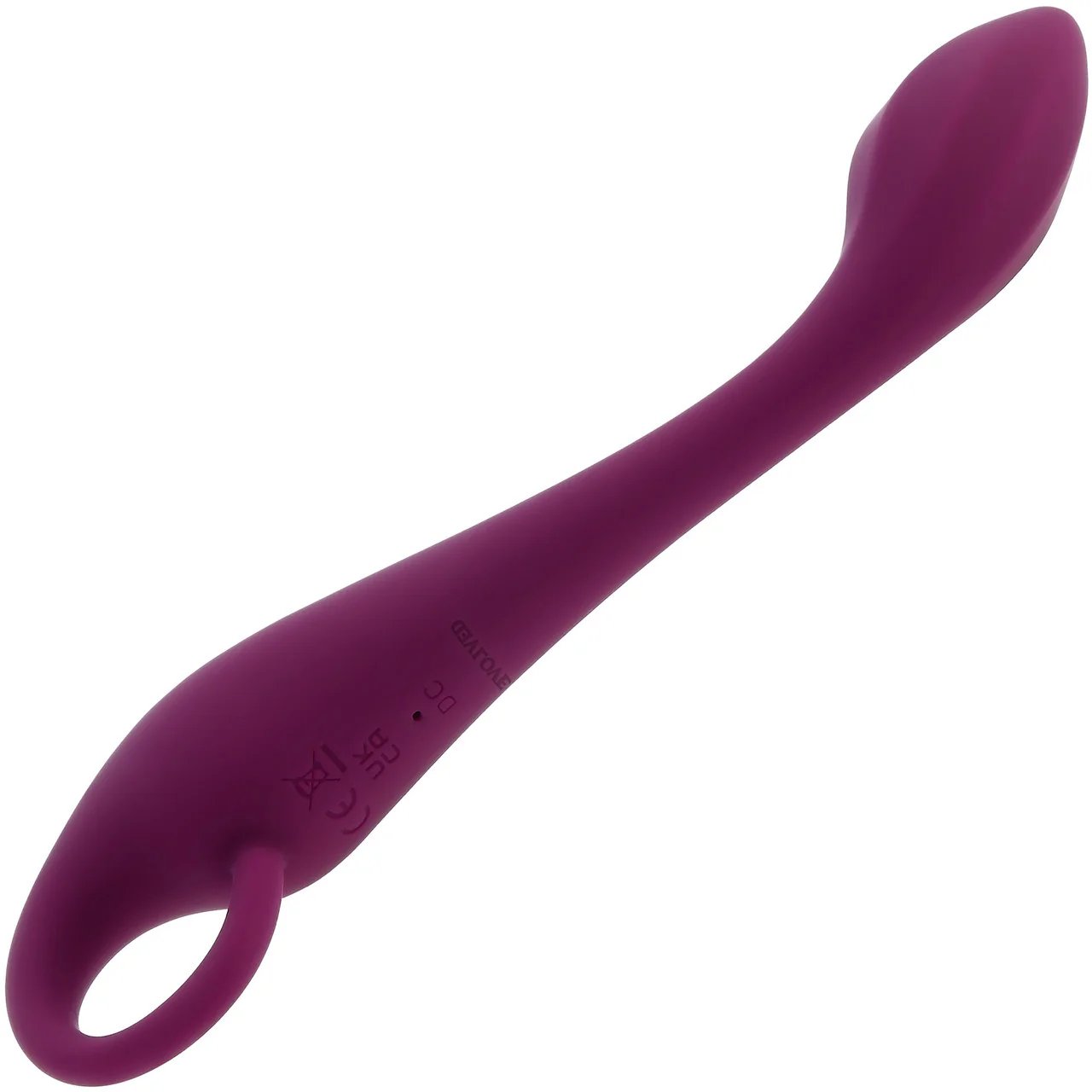 Lochness G Rechargeable Waterproof Silicone G-Spot Vibrator By Evolved Novelties - Purple - Image 5
