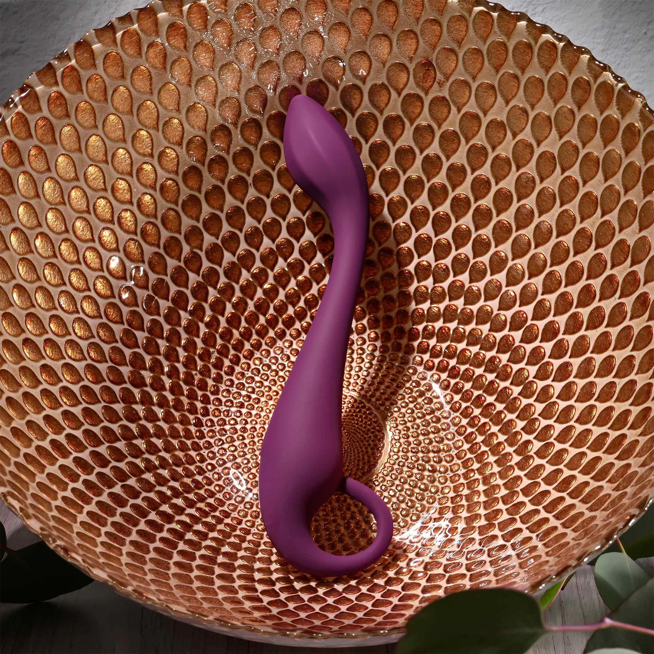 Lochness G Rechargeable Waterproof Silicone G-Spot Vibrator By Evolved Novelties - Purple - Image 6