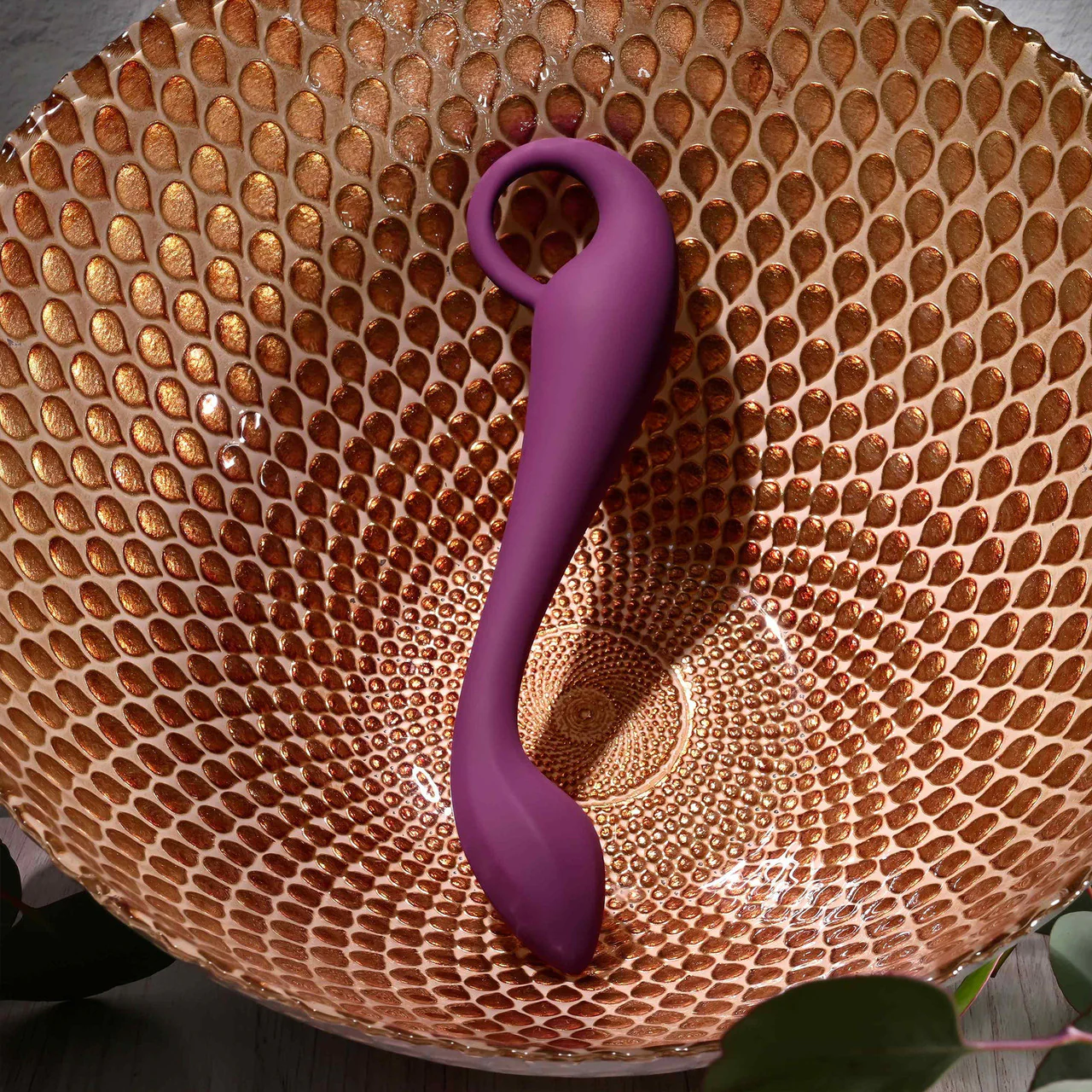 Lochness G Rechargeable Waterproof Silicone G-Spot Vibrator By Evolved Novelties - Purple - Image 8