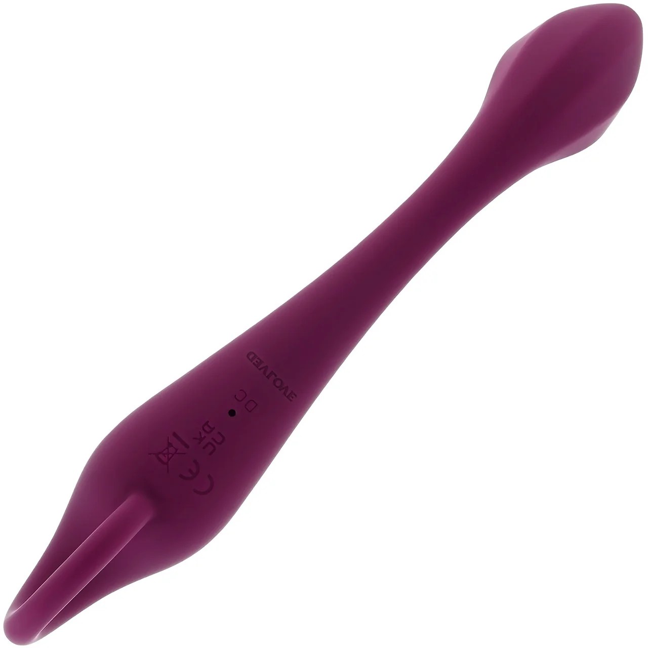 Lochness G Rechargeable Waterproof Silicone G-Spot Vibrator By Evolved Novelties - Purple - Image 9
