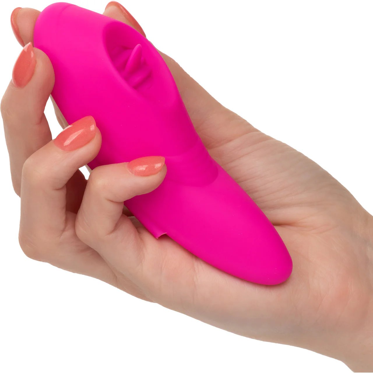 Lock-N-Play Remote Flicker Rechargeable Silicone Panty Teaser With Remote By CalExotics - Pink - Image 2