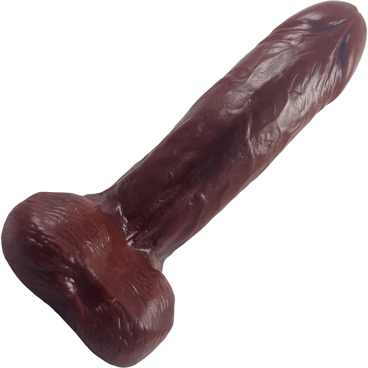 Lonestar Vixskin Realistic Silicone Dildo By Vixen - Chocolate - Image 3