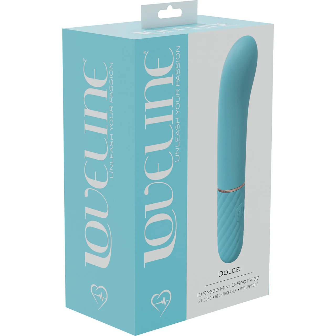 Loveline Dolce Rechargeable Waterproof Silicone Mini G-Spot Vibrator - Blue - Image 3