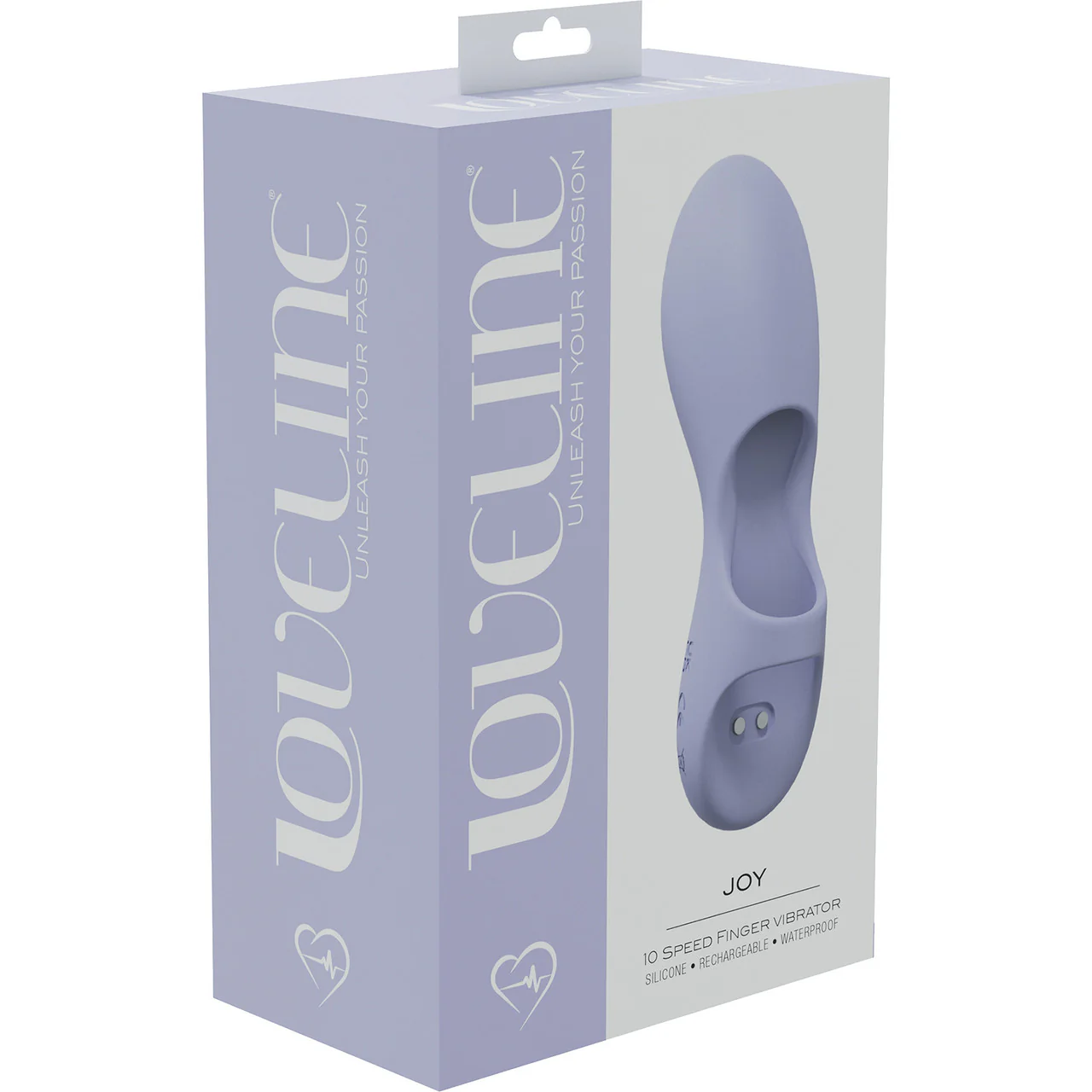 Loveline Joy Rechargeable Waterproof Silicone Finger Vibrator - Lavender - Image 3