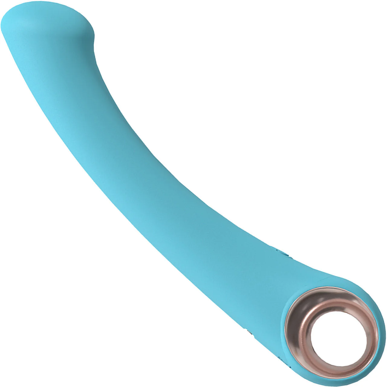 Loveline Luscious Rechargeable Waterproof Silicone G-Spot Vibrator - Blue - Image 2