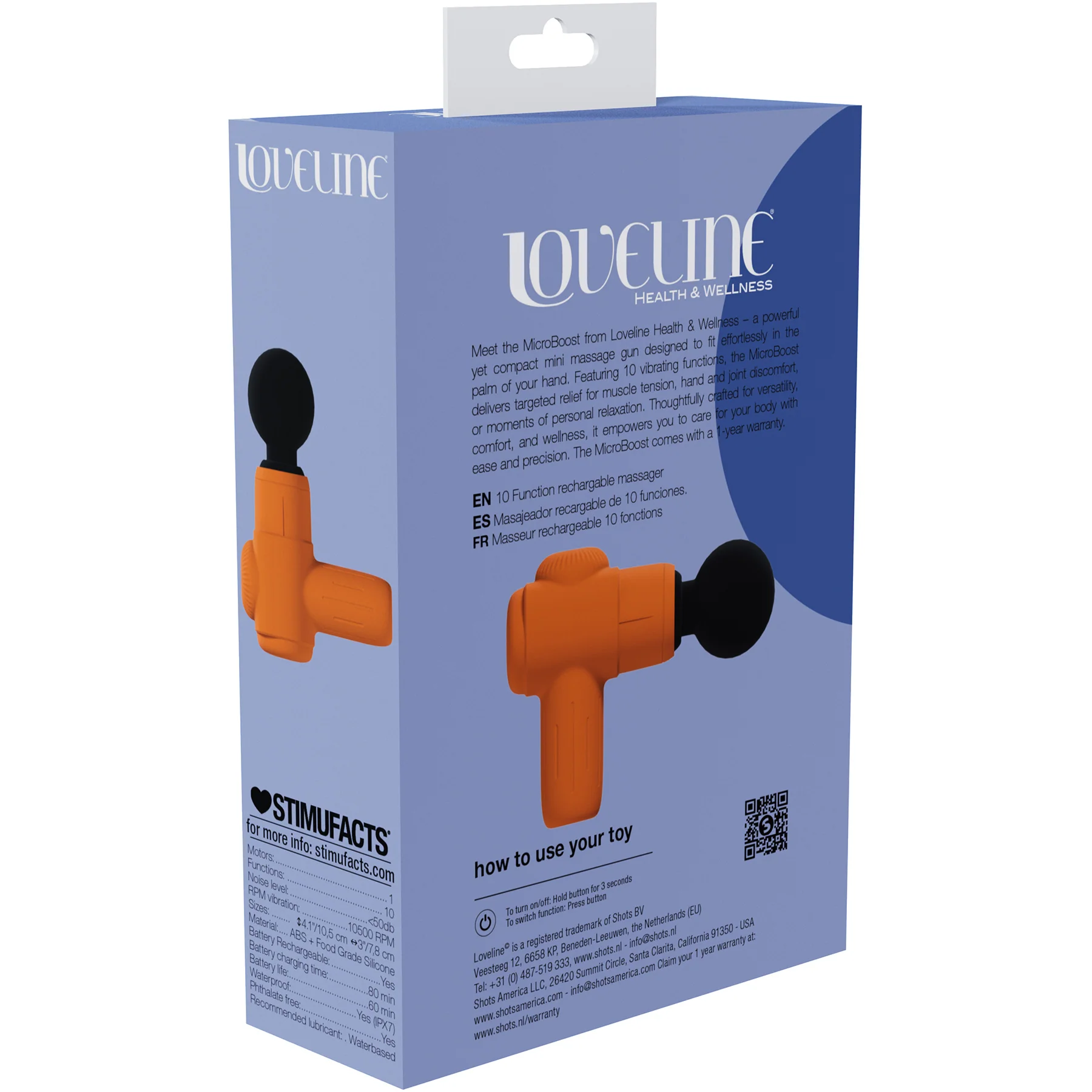 Loveline MicroBoost 10 Function Vibrating Silicone Mini Massager - Image 11