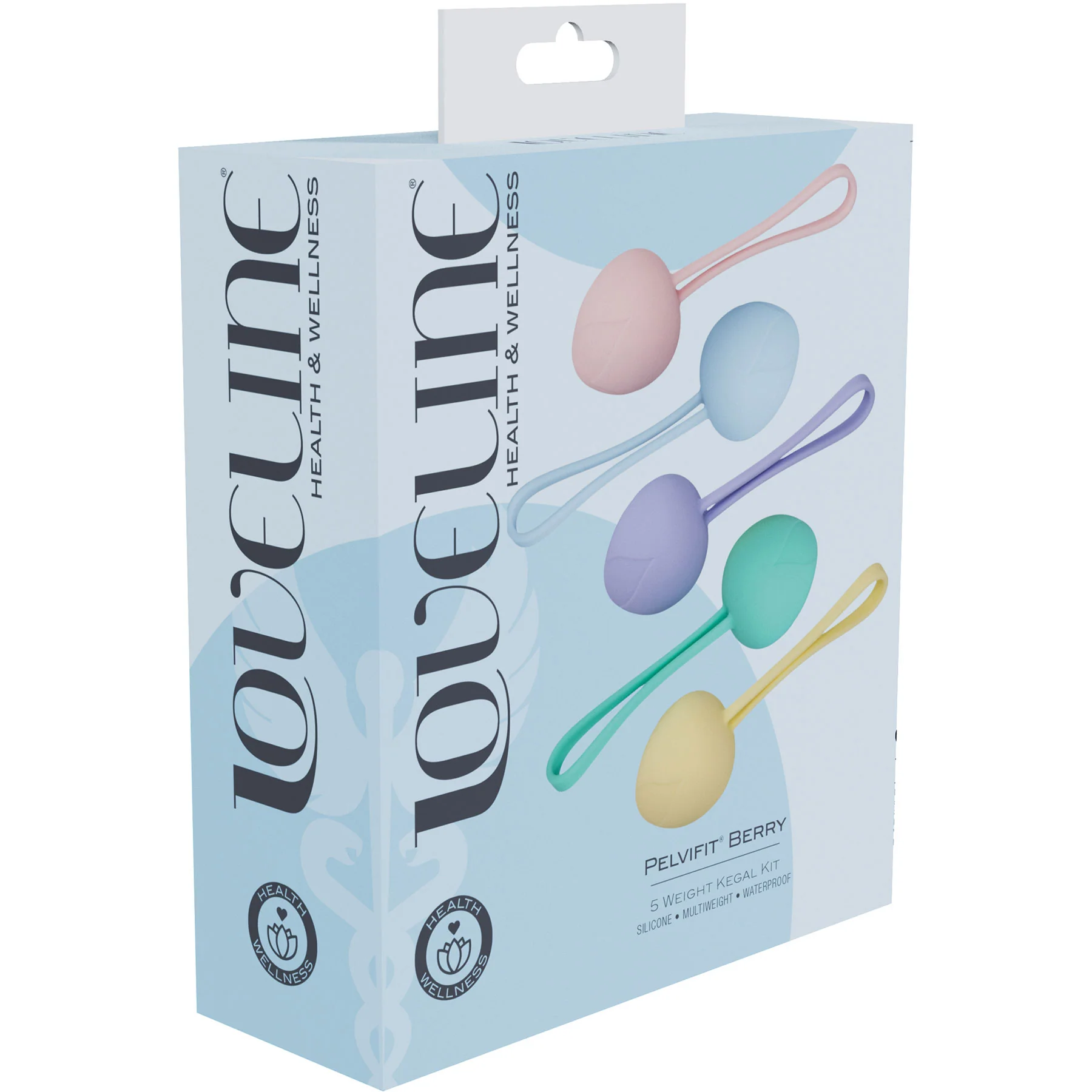 Loveline PelviFit® Berry Multi Weight Waterproof Multicolor Kegel Kit - Image 5