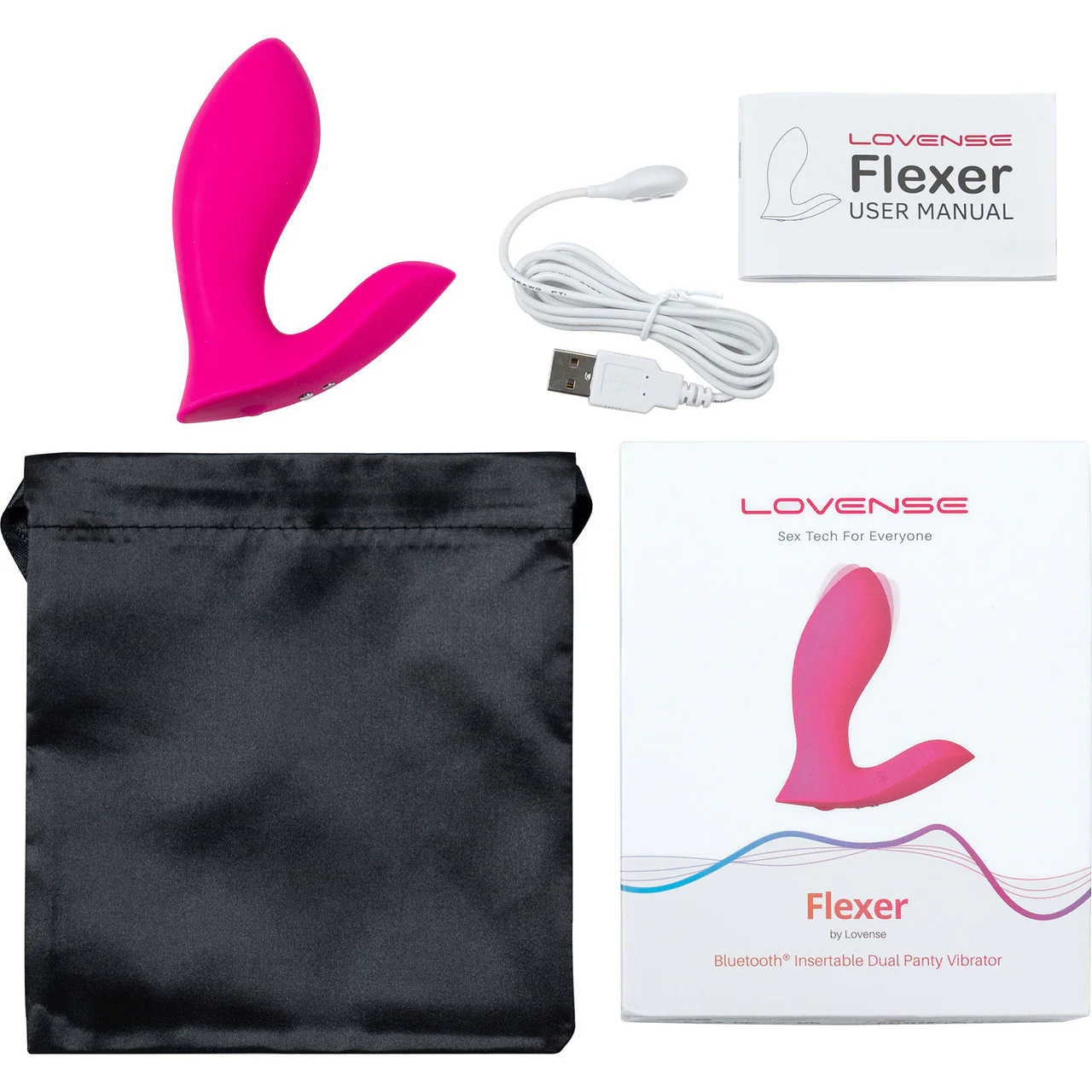 Lovense Flexer App Enabled Silicone Waterproof Rechargeable Hands Free Panty Vibrator - Image 6