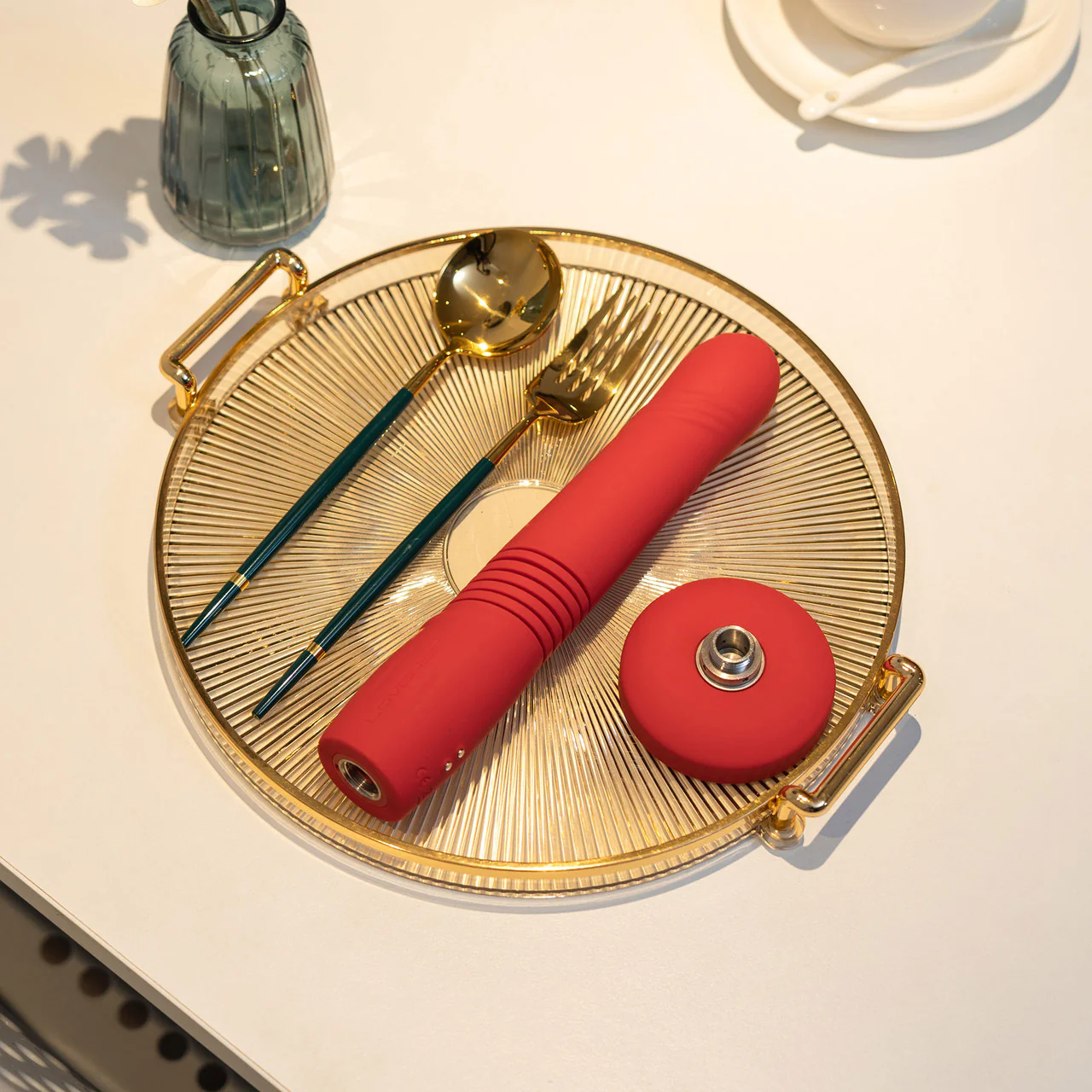 Lovense Gravity App Enabled Silicone Waterproof Rechargeable Thrusting & Vibrating Dildo - Image 15