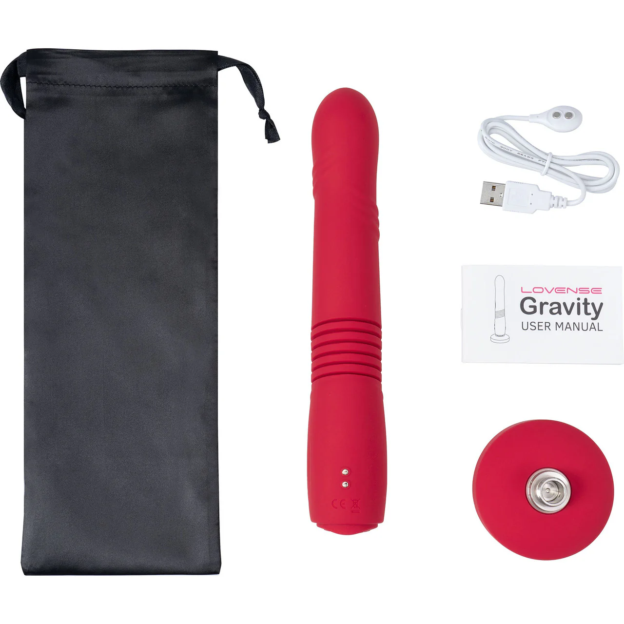 Lovense Gravity App Enabled Silicone Waterproof Rechargeable Thrusting & Vibrating Dildo - Image 7