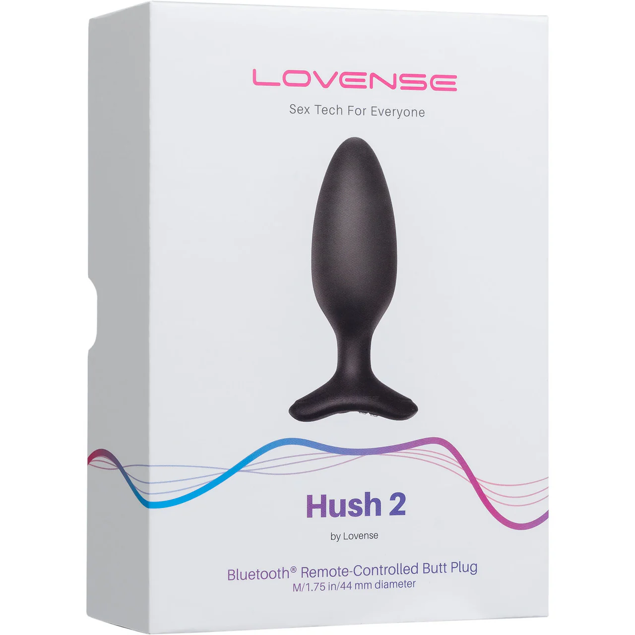 Lovense Hush 2 Medium App Enabled Silicone Waterproof Rechargeable Vibrating Butt Plug - Image 6