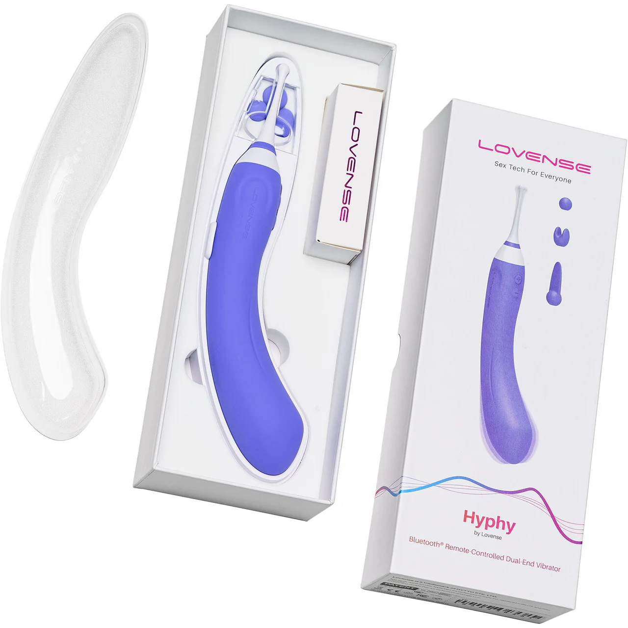 Lovense Hyphy Dual-End Clitoral & G-Spot App Compatible Waterproof Stimulator - Image 8