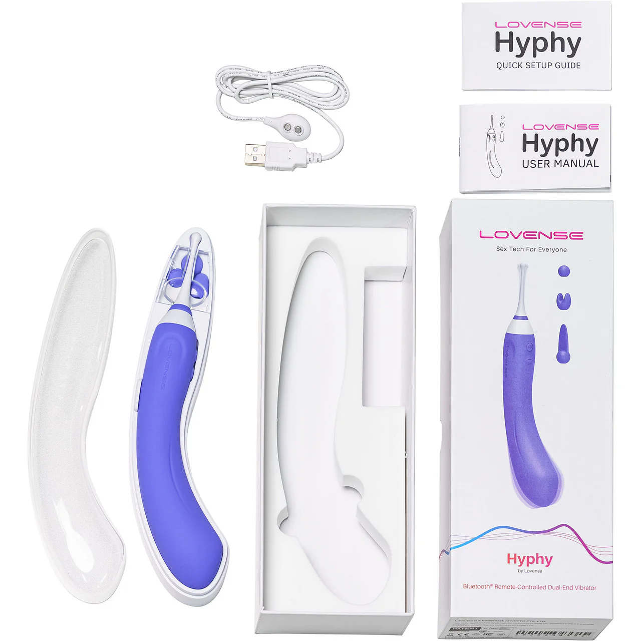 Lovense Hyphy Dual-End Clitoral & G-Spot App Compatible Waterproof Stimulator - Image 9