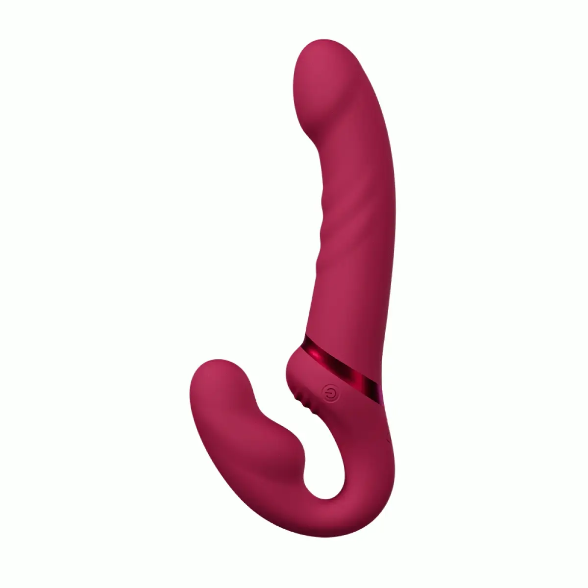 Lovense Lapis App Enabled Silicone Waterproof Rechargeable Double-Ended Vibrating Strapless Strap-On - Image 2