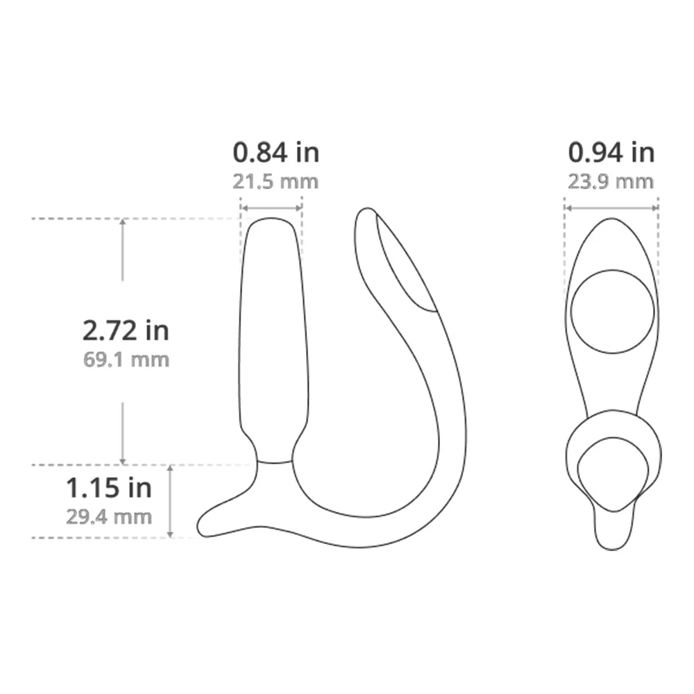 Lovense Lush Anal App Enabled Compact Anal Vibrator For Beginners - Image 8