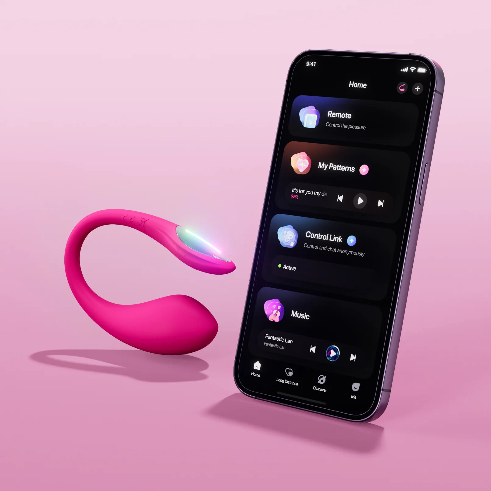 Lovense Lush Mini Remote-Controlled Small & Powerful G-Spot Egg Vibrator - Image 2