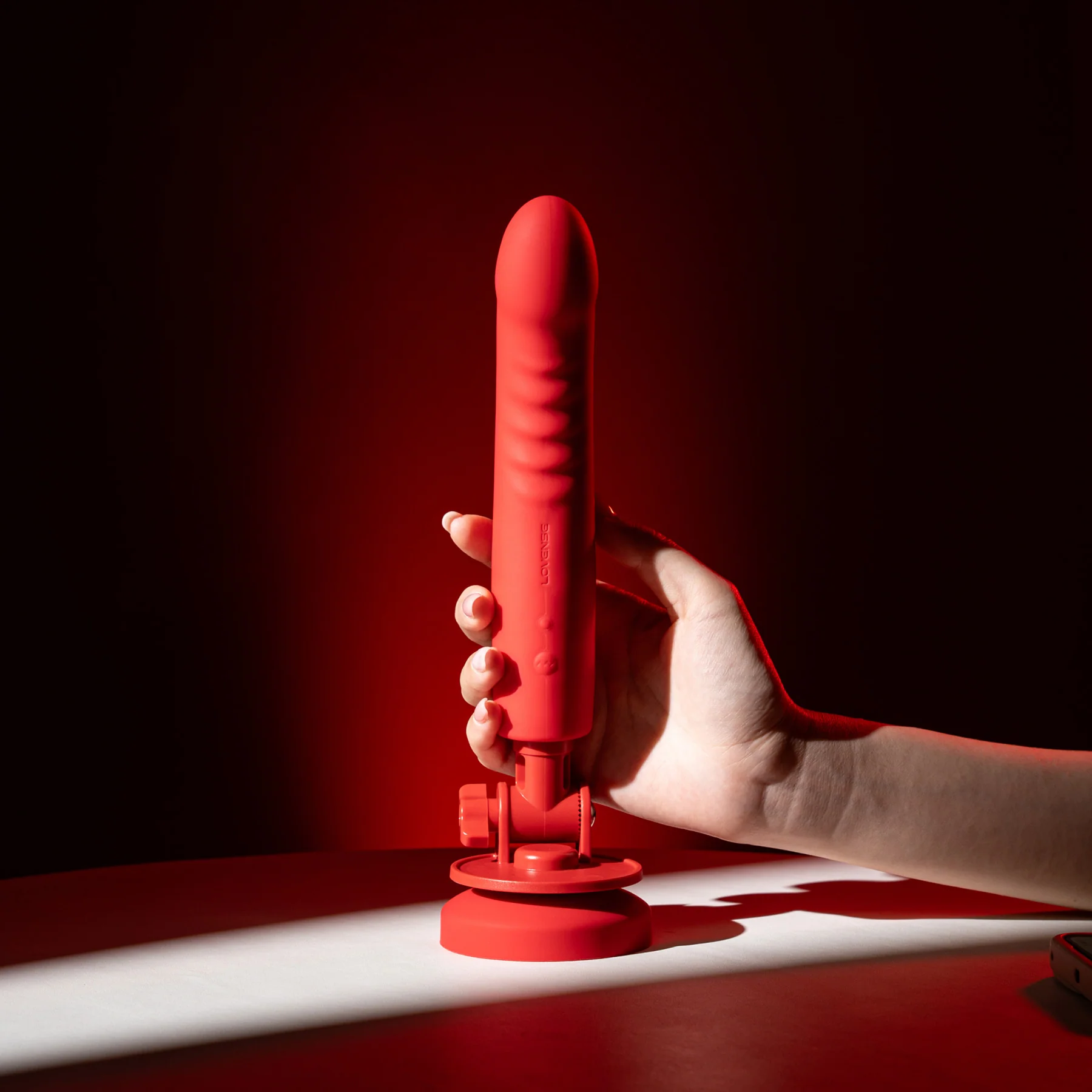 Lovense Mission 2 Touch Sensitive Silicone Rechargeable Vibrator - Image 2