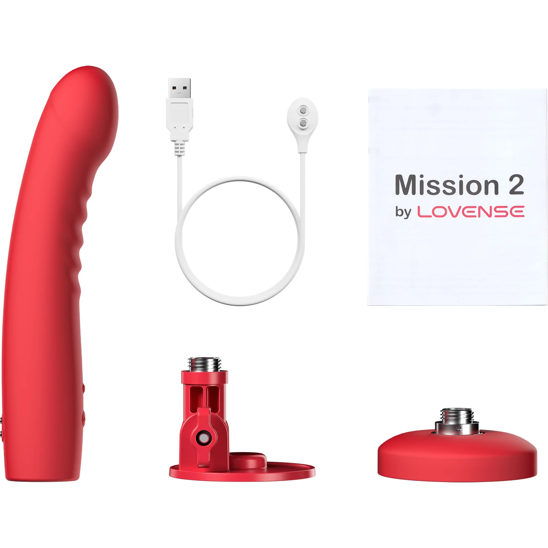 Lovense Mission 2 Touch Sensitive Silicone Rechargeable Vibrator - Image 5