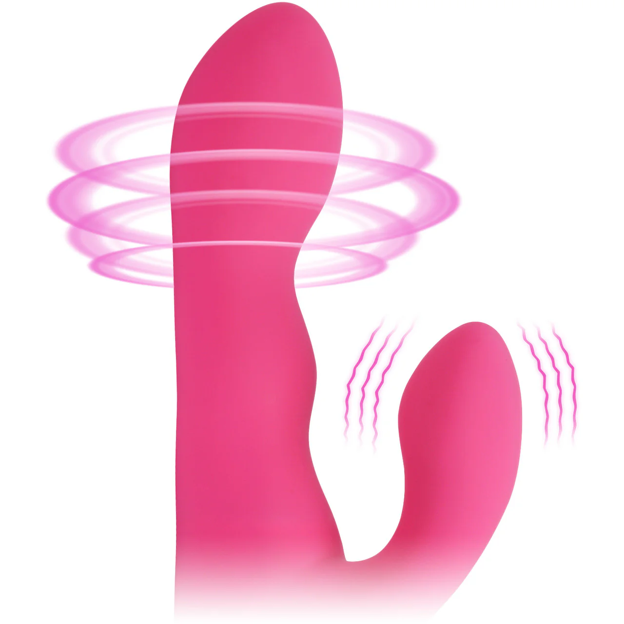 Lovense Nora App Enabled Silicone Rechargeable Rotating Rabbit Style Vibrator - Image 2