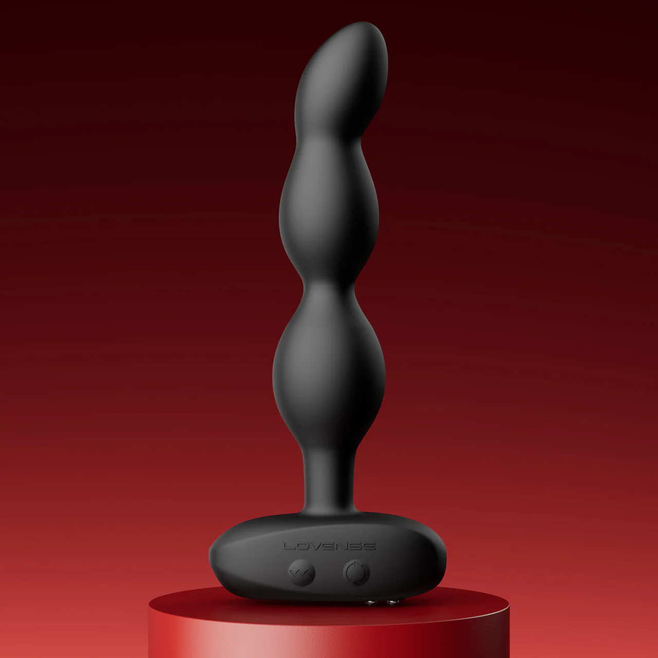 Lovense Ridge App Enabled Silicone Waterproof Rechargeable Vibrating & Rotating Anal Beads - Image 12