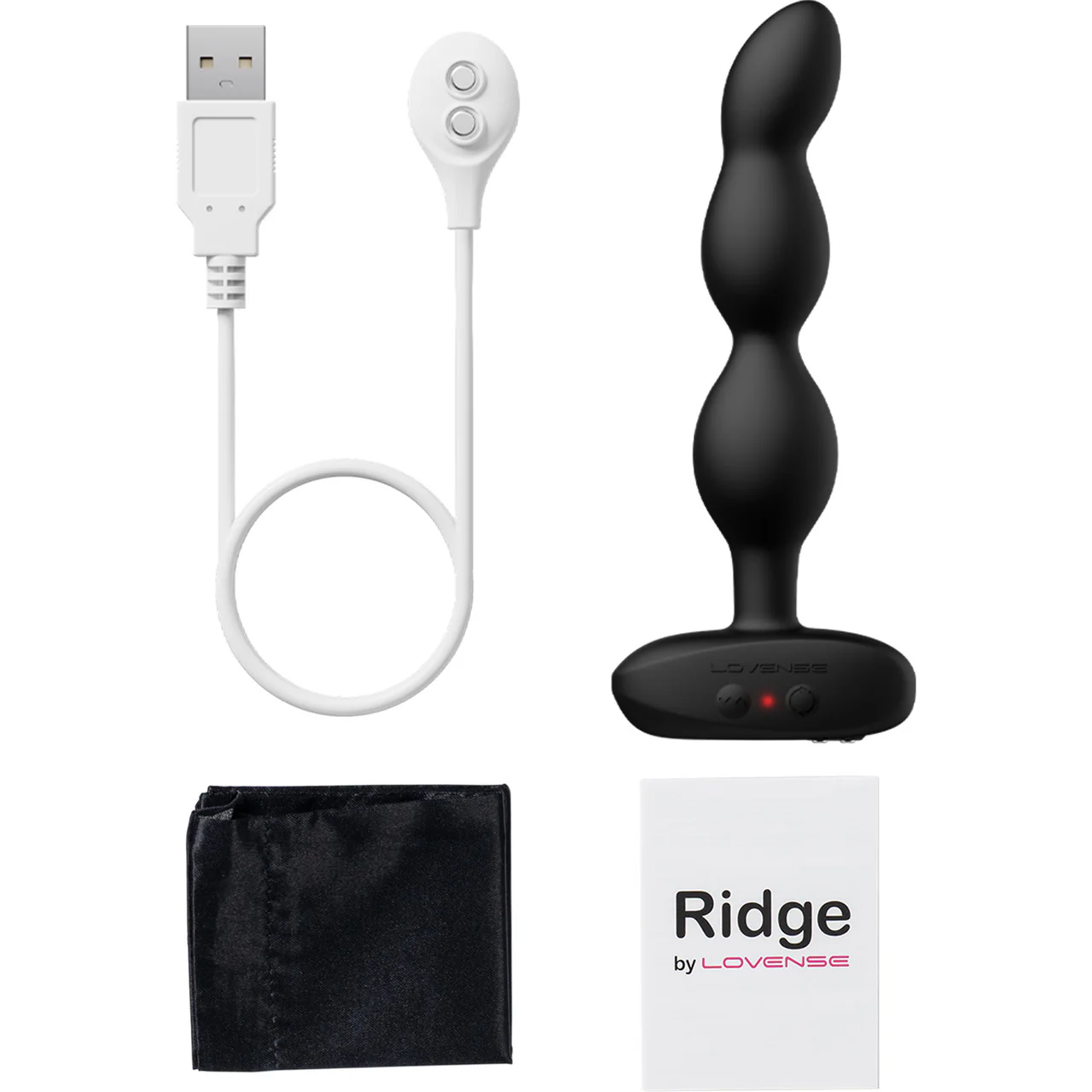 Lovense Ridge App Enabled Silicone Waterproof Rechargeable Vibrating & Rotating Anal Beads - Image 7