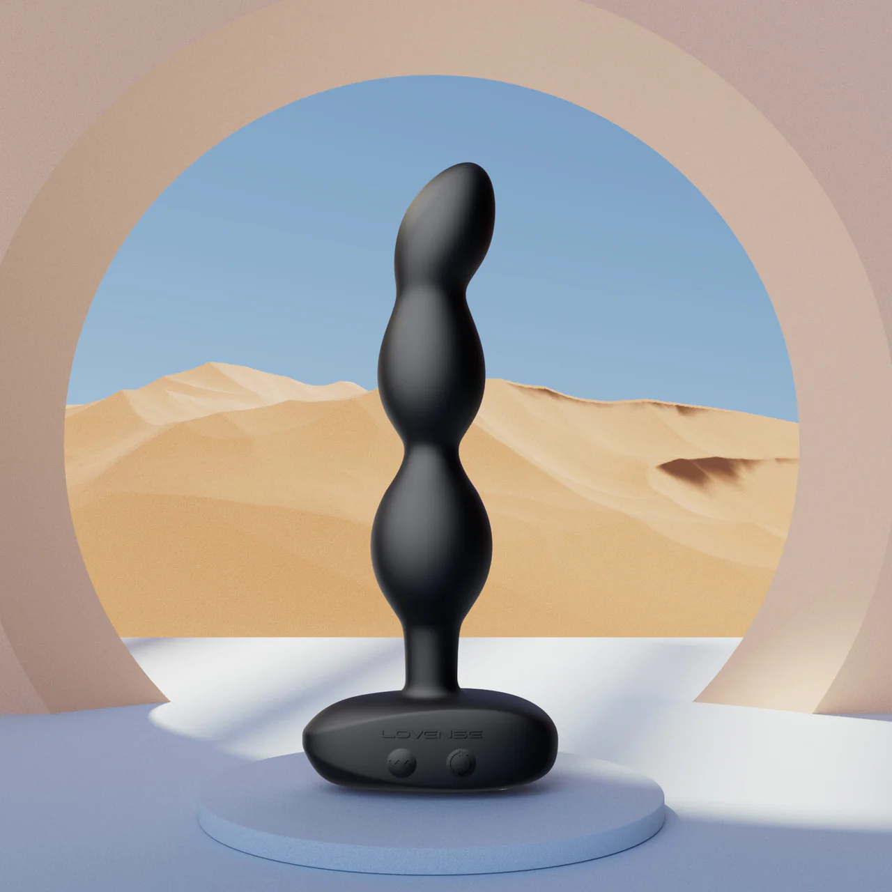 Lovense Ridge App Enabled Silicone Waterproof Rechargeable Vibrating & Rotating Anal Beads - Image 9